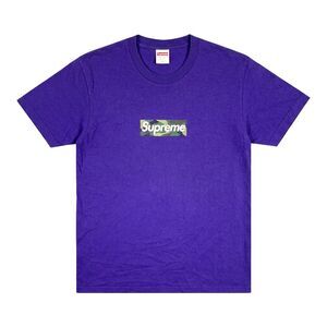 Supreme FW23 Camo Box Logo Tee Purple Size Small 2023 Made in USA